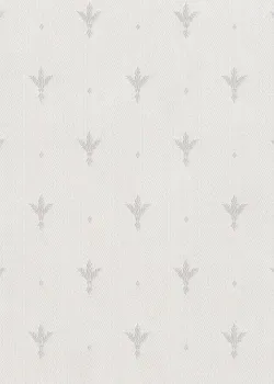 Satin Flowers Z66847 Açık Gri Floral Desenli Duvar Kağıdı