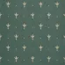 Satin Flowers Z66851 Koyu Yeşil Floral Desenli Duvar Kağıdı