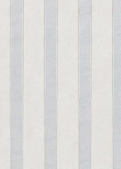 Satin Flowers Z66855 Beyaz-Gri Dikey Çizgili Duvar Kağıdı