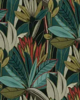Satin Flowers Z66870 Tropik Yapraklı Duvar Paneli