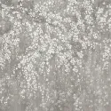 Satin Flowers Z66876 Beyaz Çiçekli Duvar Paneli