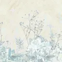 Satin Flowers Z66880 Mavi Tonlu Çiçek Bahçesi Paneli