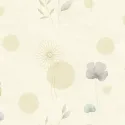 Satin Flowers Z66887 Pastel Nötr Çiçekli Duvar Paneli