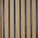 Savana Z77551 Kahve Renkli Ahşap Slat Desenli Duvar Kağıdı 5m²