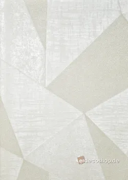 Savana Z77553 Krem Geometrik Desenli Duvar Kağıdı 5m²