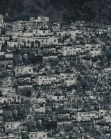 Savana Z77569 Matera Şehir Manzarası Duvar Paneli