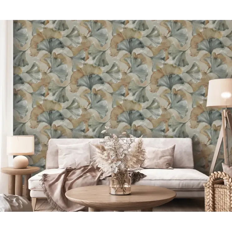 Zambaiti Parati Z77591 Ginkgo Yaprak Duvar Paneli