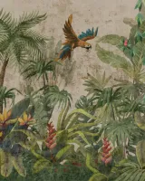 Savana Z77576 Madagascar Kuş Ağaç Yaprak Duvar Paneli