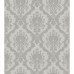 Tradizione Italiana Z21741 Klasik Damask Desenli Açık Gri ve Gümüş Duvar Kağıdı, 5.33m²