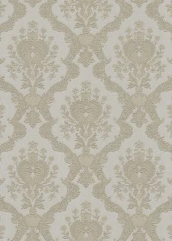 Tradizione Italiana Z21744 Klasik Damask Desenli Vizon ve Grej Duvar Kağıdı, 5.33m²