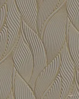 Trussardi 7 Z18901, Sütlü Kahve Yaprak Desenli Duvar Kağıdı, 7 m²