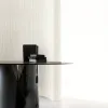 Bej ve kahve tonlarında dikey çizgili, kumaş görünümlü modern vinil duvar kağıdı