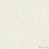Beyaz ve açık krem rengi, kabartmalı dalgalı yaprak desenli modern vinil duvar kağıdı