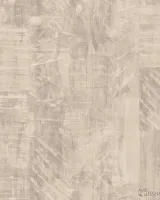 Trussardi 7 Z18940, Soyut Eskitme Geometrik Desenli Bej Duvar Kağıdı, 7m²