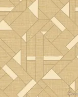 Trussardi 7 Z18948, Modern Geometrik Bej Keten Dokulu Duvar Kağıdı, 7m²