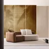 Altın Noktalı Palmiye Duvar Paneli Trussardi 7 Z18978 Altın tonlu noktalı palmiye yaprağı desenli duvar paneli Trussardi 7 Z18978