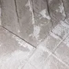 Hafif dokulu, soyut eskitme geometrik desenli, beyaz/krem tonlarında elyaf duvar kağıdı