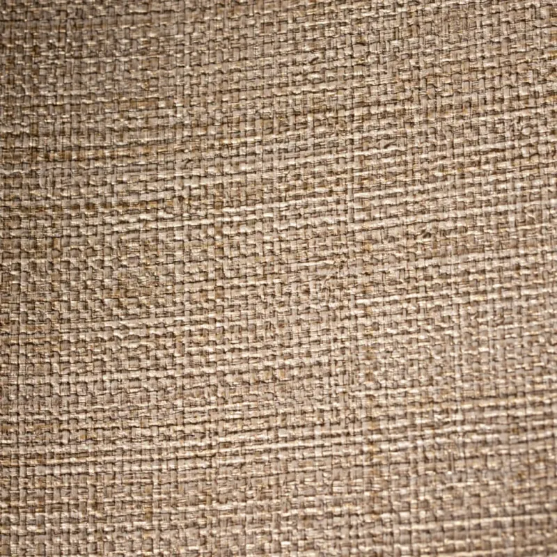 Düz eskitme desenli, kahverengi elyaf duvar kağıdı