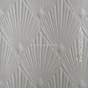 Trussardi 8 Z30317, Krem Yelpaze Desenli Kabartmalı Duvar Kağıdı, 7m²