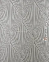 Trussardi 8 Z30317, Krem Yelpaze Desenli Kabartmalı Duvar Kağıdı, 7m²
