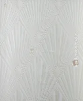 Trussardi 8 Z30320, Açık Krem Kabartmalı Yelpaze Desenli Duvar Kağıdı, 7m²