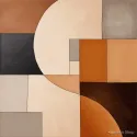 Trussardi 8 Z30376, Geometrik Sanat Duvar Kağıdı Paneli, 9m²