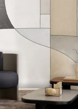 Trussardi 8 Z30376, Geometrik Sanat Duvar Kağıdı Paneli, 9m²