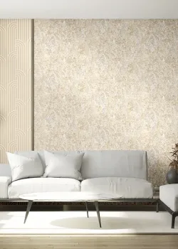 Vision Z76013 Beton Görünümlü Açık Gri Duvar Kağıdı Endüstriyel Şıklık