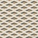Vision Z76003 Geometrik Baklava Desenli Gri Kahve Duvar Kağıdı