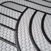 Vision Z76005 Gri Siyah Art Deco Duvar Kağıdı Vision Z76005 art deco geometrik kemer desenli duvar kağıdı, gri, siyah, modern