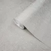Vision Z76009 kül grisi keten dokulu düz duvar kağıdı, nötr, modern, sade