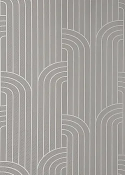 Vision Z76018 Art Deco Kemer Desenli Bej Duvar Kağıdı Sanatsal Doku