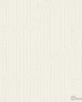 Vision Z76024 Krem Fildişi Art Deco Geometrik Duvar Kağıdı