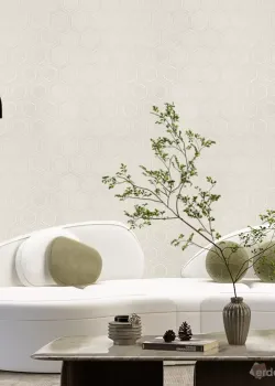 Vision Z76030 Bej Taupe Altıgen Geometrik 3D Modern Duvar Kağıdı Vision Z76030 Bej Taupe Altıgen Geometrik 3D Modern Duvar Kağıdı