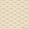 Vision Z76036 bej tonlarında, üç boyutlu baklava (elmas) geometrik desenli, modern duvar kağıdı.