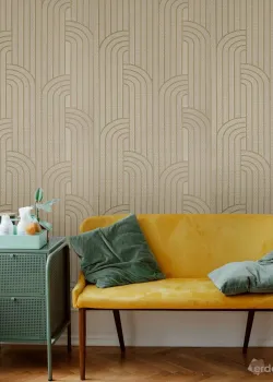 Vision Z76042 Bej Art Deco Geometrik Modern Duvar Kağıdı Vision Z76042 Bej Art Deco Geometrik Modern Duvar Kağıdı