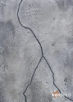 Eskitme Gri Çatlak Beton Efektli Duvar Tasarımı m², E110