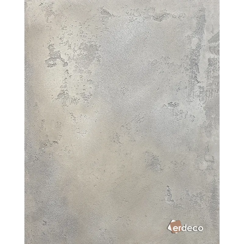 Görsel Beton Efektli Dekoratif Duvar Tasarımı Açık gri tonlarında, pürüzlü ve doğal geçişli görsel beton efekti içeren dekoratif duvar tasarımı E131.