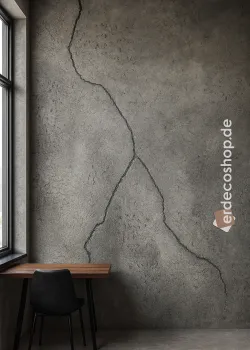 Eskitme Gri Çatlak Beton Efektli Duvar Tasarımı m², E110 Eskitme Gri Çatlak Beton Efektli Duvar Tasarımı m², E110